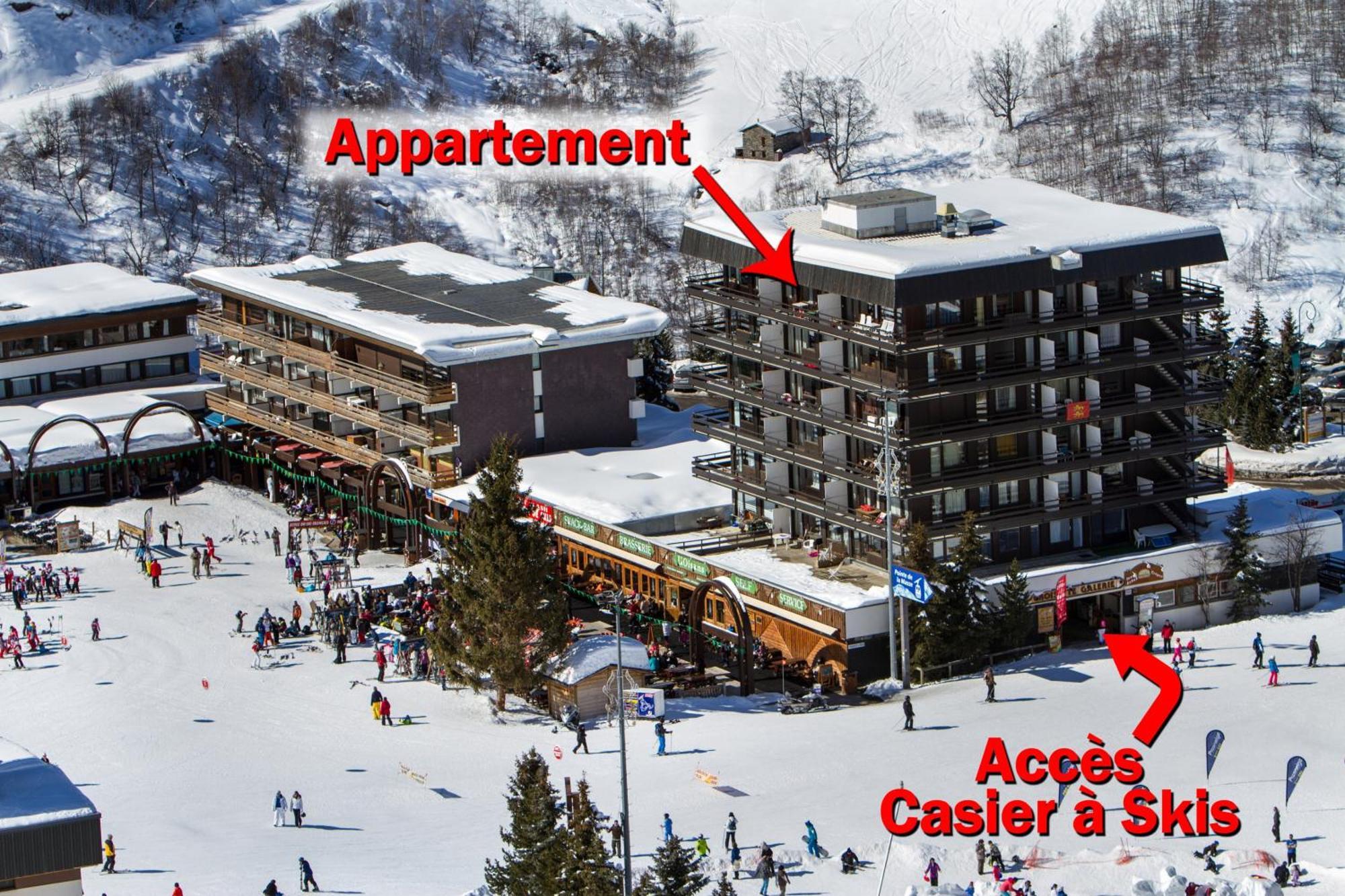 Les Menuires La Croisette Appt 6 Pers Coeur De Station